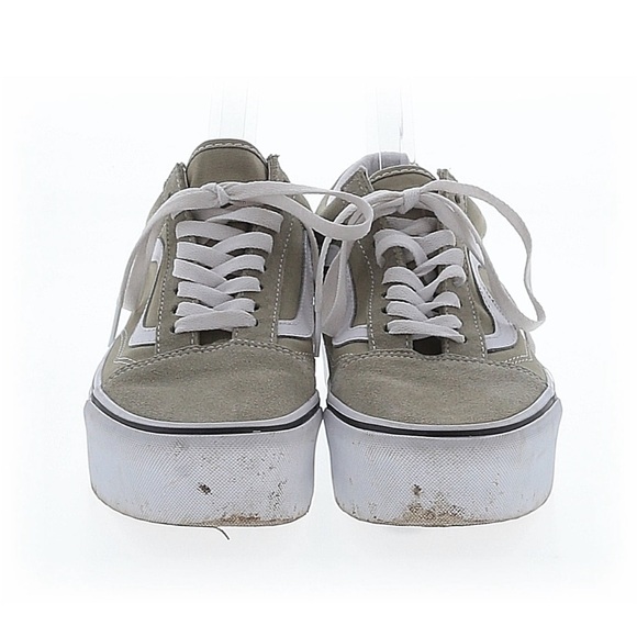 Vans old skool stackform trainers in light tan - Picture 2 of 7